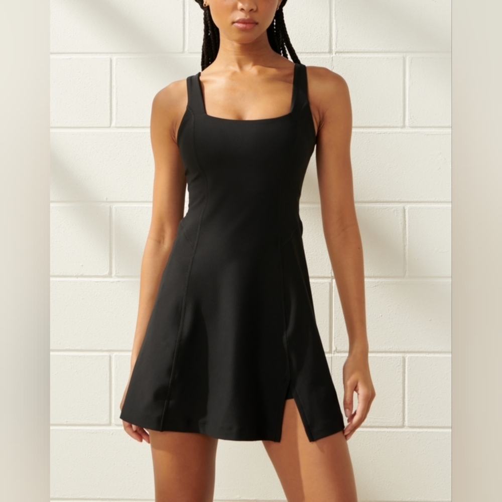 YPB sculptLUX Mini Dress, Black, Sz S
